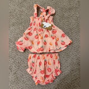 Angel Dear Peach Linen Set